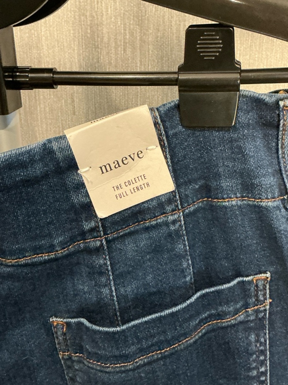 Maeve Dark Blue Wide-Leg Jeans Size 29x29 - Picture 8 of 12